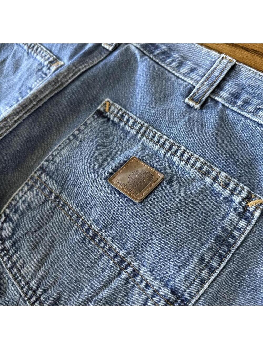 Carhartt Dark Wash Carpenter Jeans • 32x32 - Picture 6 of 6